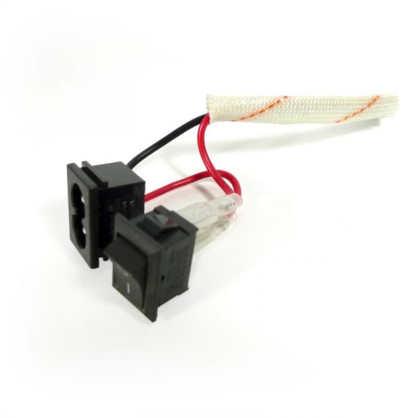 Netzkabeleingang und Schalter fur Powermatic 3 Elektrische Stopfmaschine